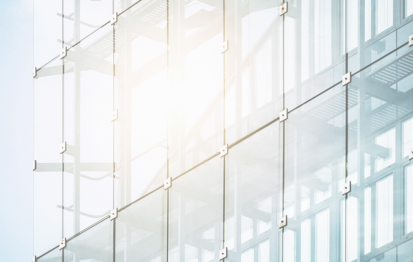 高所ガラス清掃